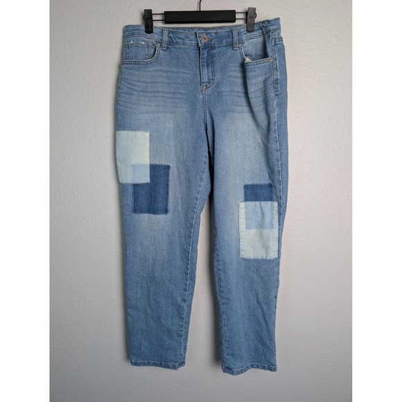 Style&co. Denim - Style&co. Jeans Womens 12 Blue Boyfriend Relaxed Stretch Denim 29‎ Inseam